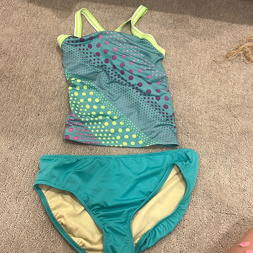 Lands end girls tankini swimsuit